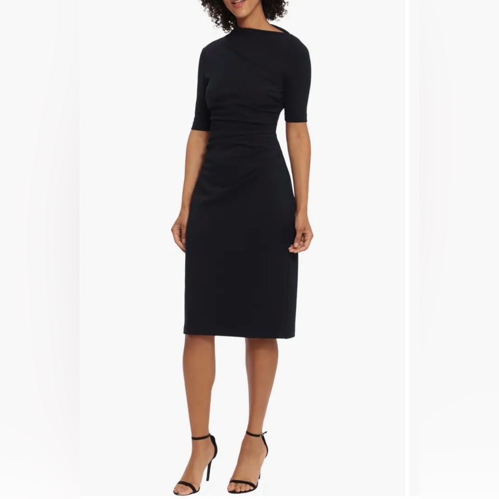 Maggy London Navy Blue Sheath Dress